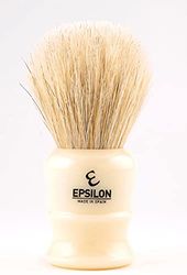 Epsilon Pennello da Barba con Cavallo Bianco Avorio 26 mm, Standard, Unico