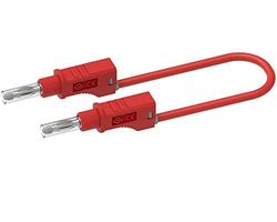 Electro PJP 2217/600V-CD1-200R meetkabel [banaanstekker - banaanstekker] 2,00 m rood 1 stuk