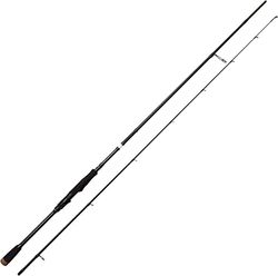 Savage Gear SG2 Medium Game Spinning Rod, Canne da pesca, Canne da spinning, Predator, Luccio, Persico, Trota, Lucioperca, Unisex, Nero, 1,98m | 12-35g