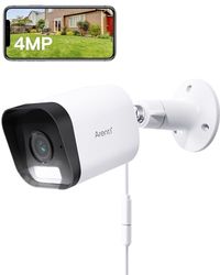 ARENTI Kamera monitoringowa 2,5 K/4 MP, zewnętrzna, 2,4 G, Wi-Fi, IP, monitorowanie na zewnątrz z aplikacją, pełnokolorowa widoczność w nocy, wykrywanie ruchu/AI, 2-drożne audio, IP65, kamera