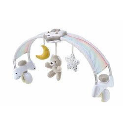 Chicco 2-in-1 muzikale regenboog boog voor wieg of wieg, neutraal | Lichten en kalmerende muziek voor baby