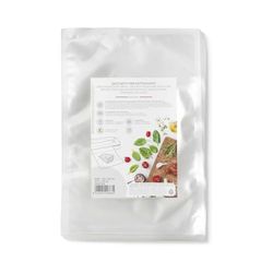 Magic Vac, 50 vakuumpåsar 20 x 30, perfekt för frys, kylskåp, upptining i mikrovågsugn, matlagning, vakuumkokning i ugnen eller ångkokare, utan etikett, certifierad, tillverkad i Italien