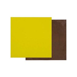 0932539 DECORA taartplateau in set bruin/kalkverf 40 x 40 cm