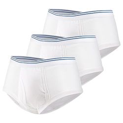 Carer Slip per Incontinenza Maschile, 3 Pezzi Pantaloni per Incontinenza Riutilizzabili in Cotone Lavabile con Imbottitura Assorbente Bianco Taglia S