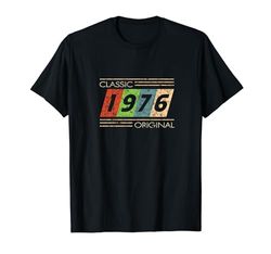 Classic 1976 Original Vintage Birthday Est Edición II 1976 Camiseta