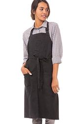 Chef Works Abkv053-sgy-0 Rockford sur toile Tablier, Acier, gris