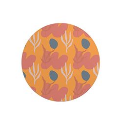 Questo Casa, Round Digital Printed Mouse Pad, Non-Slip Base, for Office and Home, Diameter:22cm
