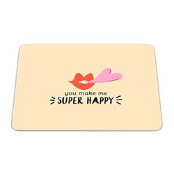 Bonamaison, Rectangle Pop Art Digital Printed Mouse Pad, Non-Slip Base, for Office and Home, Size: 22 x 18 cm