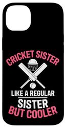Cricket Sister Funny Cricket Case for iPhone 14 Plus