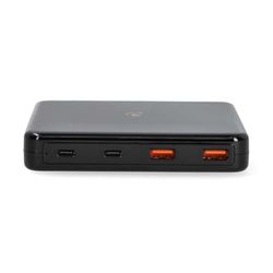 Ładowarka sieciowa - 65 W - GaN - Funkcja szybkiego ładowania - 1,5/2.0/3.0/3.25 A - Liczba wyjść: 4 - USB-A/USB-C - Euro - 1,50 m - Automatyczny wybór napięcia