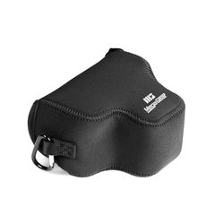 MegaGear Funda de Neopreno para cámara Canon EOS R100 (18-45 mm) - Bolsa de fotografía Digital Elegante y Protectora (Negro)