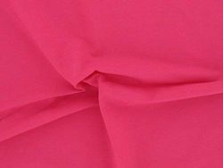 Dalston Mill Fabrics Tessuto in Policotone, Fuschia, 9 m, Cotone, Fucsia