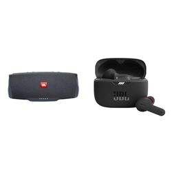 JBL Charge Essential 2 Speaker Bluetooth Portatile, Cassa Altoparlante Wireless Waterproof IPX7 & TUNE 230NC TWS Cuffie In-Ear True Wireless Bluetooth, Auricolari senza Fili IPX4 con Microfono