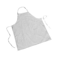 MISEMIYA Apron Without Pocket, Polyester Cotton, White, 70mm x 90mm