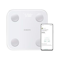 Xiaomi Mi Body Composition Scale S400 - Báscula de baño con medición de doble frecuencia, 25 indicadores de salud, hasta 150 kg y 100 gr de precisión