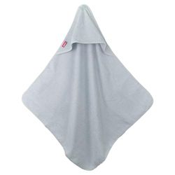 DOMIVA - Sortie DE Bain Eponge Coton 80x80 CM Gris Clair