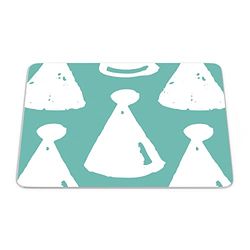 Bonamaison, Tapis de Souris Rectangle Imprimé Numériquement, Fond Antidérapant, pour Bureau et Maison, Taille: 22x18cm
