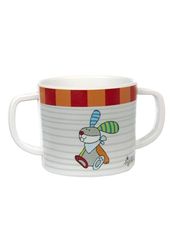 Sigikid 25395 Tasse pour enfant Lapin RingelDingel rPET recommandée pour les enfants à partir de 2 ans Durable, robuste et durable