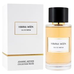 JEANNE ARTHES - Collection Privée - Eau de Parfum Havana Moon - Oriental & Gourmand - Fève Tonka, Vanille - Fabriqué en France à Grasse - Flacon Vaporisateur 100 ml