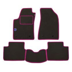 Set Tappetini realizzato per FIAT ULYSSE 5 posti anno dal 1994 al 2002 in Moquette alta qualità con battitacco GRIGI +Logo +B.