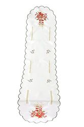 Bellanda Chemin de Table, Polyester, Champagne, 160 x 40 x 0,5 cm