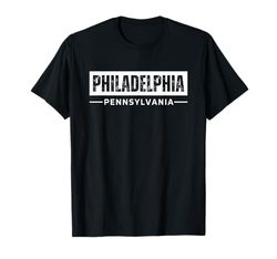 Philadelphia PA Pennsylvania Souvenirs Vintage Retro Maglietta
