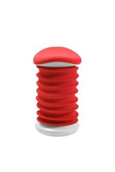 TOPSTAR Sitness Tabouret Dynamique certifié 4D AGR Blanc Papyrus Rouge Corail – Tabouret de Bureau Ergonomique – Hauteur réglable – Renforce Le Dos – Soulage Les disques intervertébraux