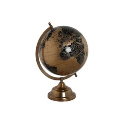 GLOBO TERRAQUEO PVC HIERRO 20X20X32 DORADO