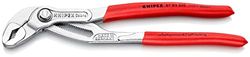 Knipex Cobra® Suporte para bombas de água cromadas, revestidas de plástico antiderrapante de 250 mm (cartolina auto-serviço/blister) 87 03 250 SB