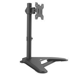 Maclean Supporto da scrivania per Monitor, TV max VESA 100x100, Rotazione 360°, Inlinazione, per Diagonale 13-27", 8kg, MC-987