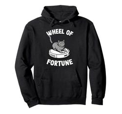 Wheel Of Fortune Robot Vacuum Cleaner Funny Cat Pullover Hoodie