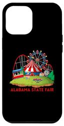 Carcasa para iPhone 15 Plus Paseos de carnaval de la feria estatal de Alabama