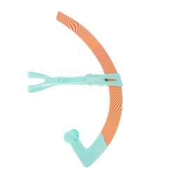 AQUASPHERE Focus Snorkel Snorkels, Unisex-Adult, Azul Claro Y Naranja, Talla única