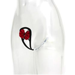 Rimba Sexy Black and Red Strapless C-String