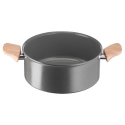 Lagostina Vivissima, Casseruola Fonda Antiaderente 20 cm con Due Manici, Rivestimento in Ceramica, Riscaldamento Rapido e Cottura Uniforme, Adatta a Tutte le Fonti di Calore Inclusa Induzione