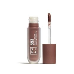 3INA MAKEUP - The 24H Color Liquid Eyeshadow 593 - Tortora intenso - Ombretto Liquido Tortora intenso 24H a Lunga Tenuta Waterproof - Formula Leggera Morbida e Cremosa - Vegan - Cruelty Free