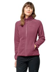 Jack Wolfskin Dames Moonrise Fz W Fleece jas, Sangria Red, S, Sangria Rood, S