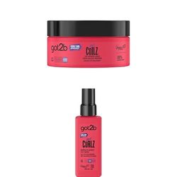 Bundle of Got2b,Curl and Coil Refresher Hair Cream, 200ml + got2b gotcurlz Define & Protect Curl Spray