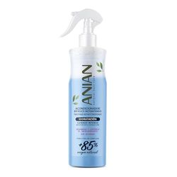 ANIAN - Leave-In Conditioner, 400 ml, Bi-Phase Hydration Conditioner for All Hair Types, Detangles and Controls Frizz, with Silk Protein, Wheat and Keratin
