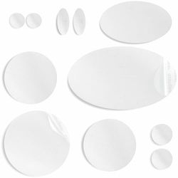 aZengear Toppe di riparazione per piumini, pre-tagliate, autoadesive, morbide, impermeabili, resistenti agli strappi in nylon per fissare i fori nei vestiti, nei sacchi a pelo (11 pezzi, Bianco)