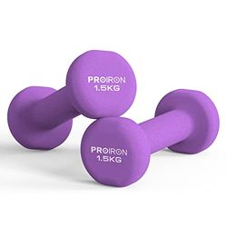 PROIRON Neopreen Halter，Gewichten，1.5kg 2 in 1,Proiron haltergewichten van neopreen,haltergewichten,fitness bij spiervorming