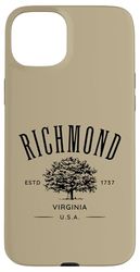 Richmond Virginia - Souvenir di design in stile vintage Custodia per iPhone 15 Plus