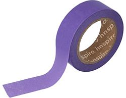 Maskingband Washi lila 15 mm x 10 m. Serie Lisa Basics