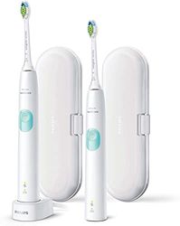 Philips Sonicare ProtectiveClean 4300 Spazzolino Elettrico Sonico, Bianco (modello HX6807/35)