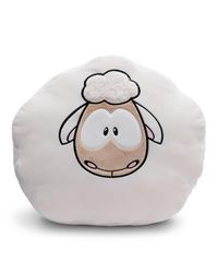 NICI Coussin en Peluche Mouton 35x33cm Blanc - Coussin en Peluche Doux pour Les garçons, Les Filles, Les bébés - idéal pour la Maison, la Maternelle ou en déplacement - 49921