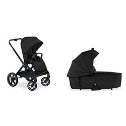 Hauck 2 en 1 Walk N Care Set Carro de Bebe 2 Piezas, Carrito Bebe desde 0 Meses hasta 25 kg, Ruedas de Goma, Capazo, Reversible, Función Sentado/Reclinado, Protección UV 50+