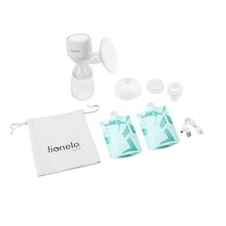 LIONELO Fidi One Wireless Breast Pump 180 ml, Portable 3 Phase Breast Pump, Energy Saving Massage in 9 Levels, Silicone Funnel 26 mm Operating Time 120 Min. BPA Free