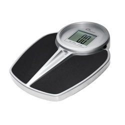 LITTLE BALANCE 8327 Pro M225, Pèse-personne électronique, Semi professionnel, Ecran XXL, 225 kg, Noir & Chrome