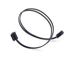 SilverStone Technology CP11B-300 SST-CP11B-300 Câble SATA Ultra Fin 6 Go/s latéral à 90 degrés avec connecteurs personnalisés à Profil Bas 300 mm