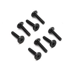 Axial M4 x 18 mm, vis à tête surdimensionnée (8), AXI256002, Multicolore